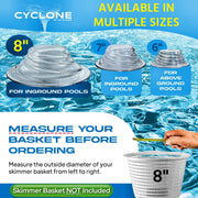 8" Cyclone - Turbo Charges Pool Skimmer Water Flow
